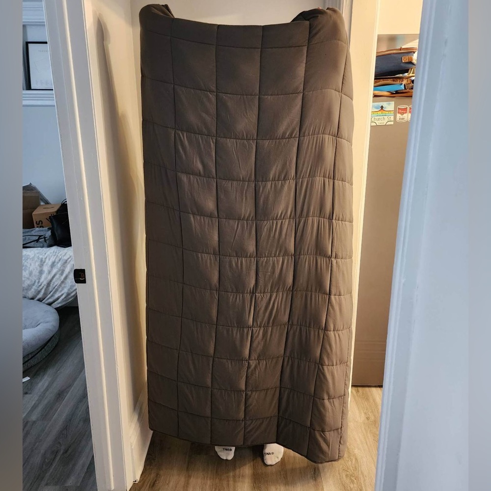 Weighted blanket, grey